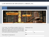 JONATHAN ORSEN website screenshot