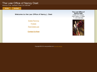 NANCY OSET website screenshot