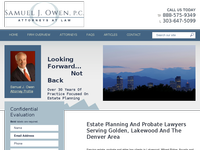 SAMUEL OWEN website screenshot