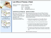 THOMAS PABST website screenshot