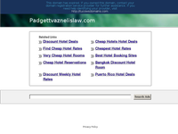RICHARD PADGETT website screenshot
