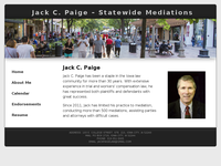 JACK PAIGE website screenshot