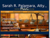 SARAH PALAMARA website screenshot