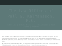 PALL KALMANSSON website screenshot