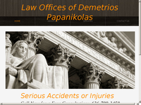 DEMETRIOS PAPANIKOLAS website screenshot