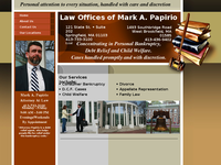 MARK PAPIRIO website screenshot