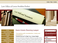 LAURA PARKER website screenshot