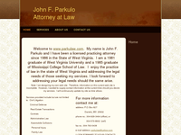 JOHN PARKULO website screenshot