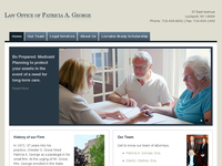 PATRICIA GEORGE website screenshot