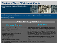 PATRICIA STARKEY website screenshot