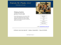 PATRICK PLANK website screenshot
