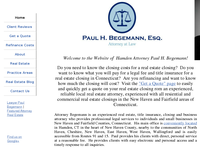 PAUL BEGEMANN website screenshot