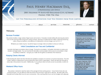 PAUL HACKMAN website screenshot