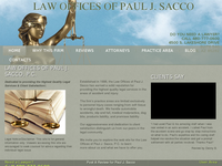 PAUL SACCO website screenshot