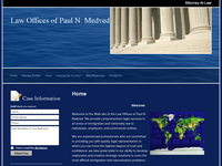 PAUL MEDVED website screenshot