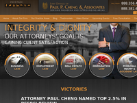 PAUL CHENG website screenshot