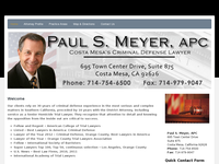 PAUL MEYER website screenshot