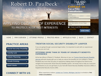 ROBERT PAULBECK website screenshot