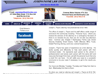 JOSEPH LEON PAYNE website screenshot