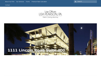 LISA PEARSON website screenshot