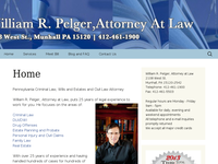 WILLIAM PELGER website screenshot