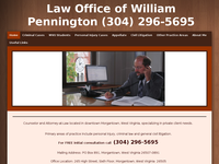 WILLIAM PENNINGTON website screenshot