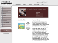 JOHN KORESKO website screenshot