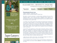 ELIZABETH BENNETT website screenshot