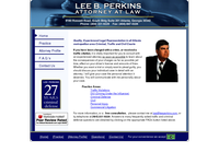 LEE PERKINS website screenshot