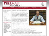 MICHAEL PERLMAN website screenshot