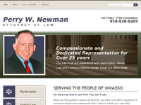 PERRY NEWMAN website screenshot