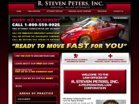 R STEVEN PETERS website screenshot
