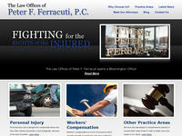 PETER FERRACUTI website screenshot