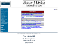 PETER LISKA website screenshot