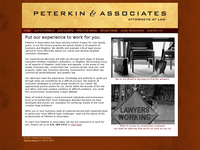 MICHAEL PETERKIN website screenshot