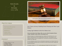 KEVIN PETERS website screenshot