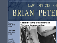 BRIAN PETERSON website screenshot
