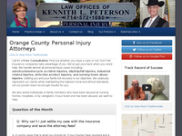 KENNITH PETERSON website screenshot