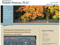 PAULETTE PETERSON website screenshot