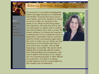 REBECCA PETERSON website screenshot