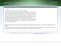 PHILIP FAIRBANKS website screenshot