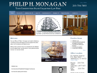 PHILIP MONAGAN website screenshot