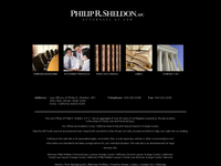 PHILIP SHELDON website screenshot