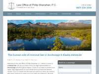 PHILIP SHANAHAN website screenshot