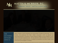 PHILIP MATTIA website screenshot