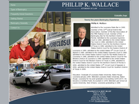 PHILLIP WALLACE website screenshot