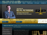 REX PIETROBONO website screenshot