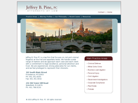 JEFFREY PINE website screenshot