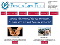 DELTON POWERS website screenshot