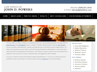 JOHN POWERS website screenshot